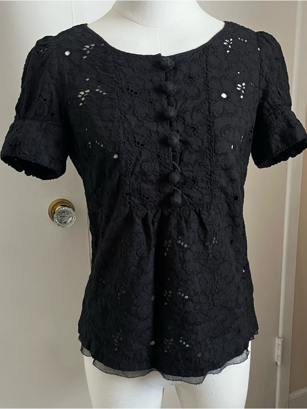 Juicy couture black eyelet black